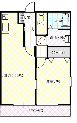 【間取り】 | グリーンコーポヒロ1号館
