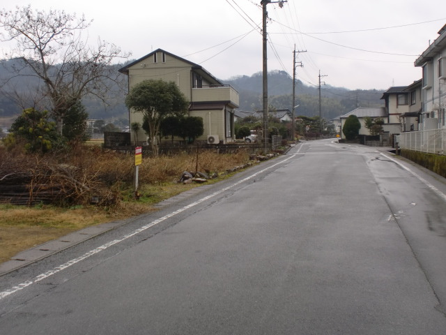 仁保　売土地の前面道路含む現地写真