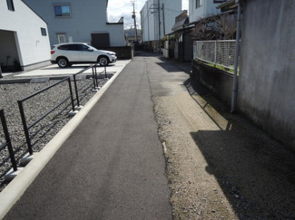 【前面道路含む現地写真】 | 売地　朝美2丁目