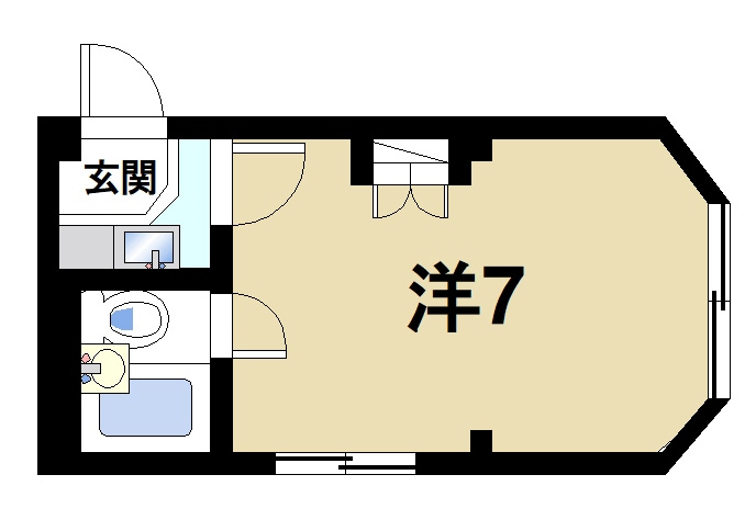 スコッチテリア三条の間取り