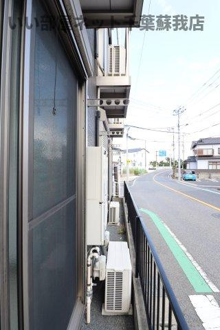 プライムコート浜野のバルコニー|落ち着いた時間を過ごせるバルコニーです