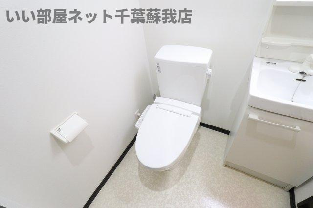 プライムコート浜野のトイレ|清潔感のあるトイレです