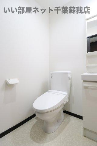 プライムコート浜野のトイレ|清潔感のあるトイレです