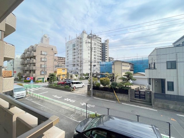 セレスト三郷の展望|バルコニーからの眺めです