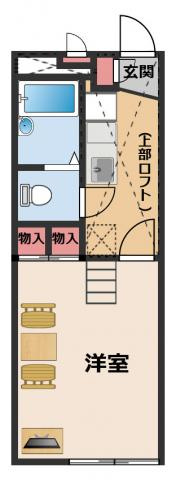 【間取り】 | レオパレス銀河