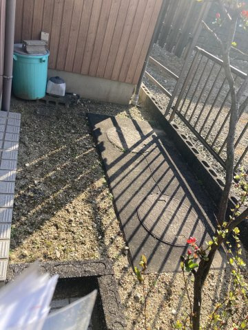 津市上弁財町の中古一戸建の庭
