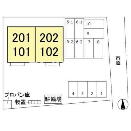 フォルトゥーナの区画図|高崎、前橋のお部屋探しはエンドスケープまで！お客様の理想お聞かせ下さい♪