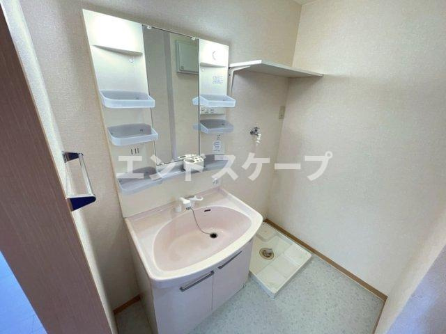 ブラン･メゾン　Aの洗面所|高崎、前橋、伊勢崎エリアのお部屋探しはエンドスケープまで！お客様の理想お聞かせ下さい♪