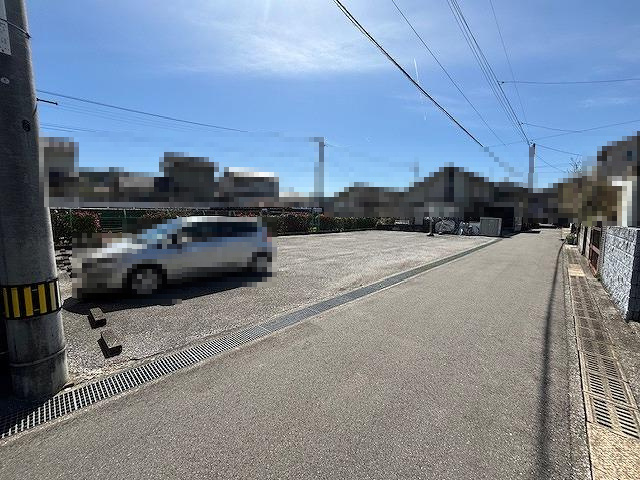 高知市五台山　売土地の前面道路含む現地写真