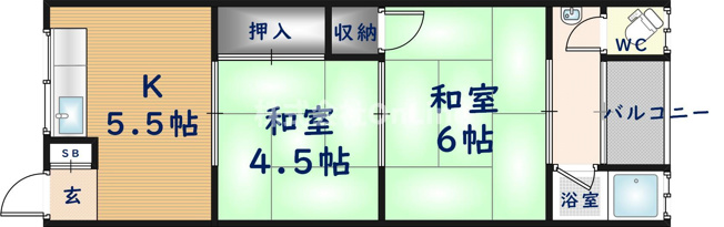 【間取り】 | 山田グリーンハイツ