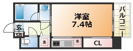 アーバングリーン神戸元町の間取り