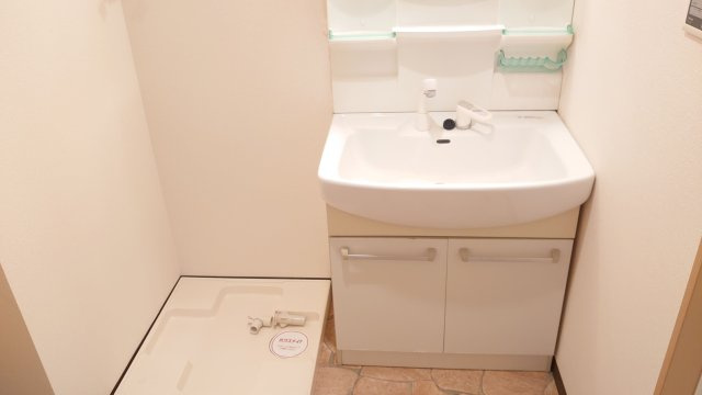 ルネス荒木一番館【キャッシュバック対象物件】の洗面所|脱衣スペースもあります