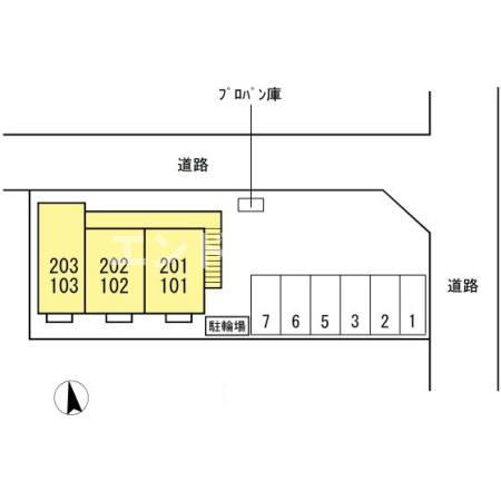 ＩＳＨＩＫＡＷＡ　ＨＩＬＬＳ　Ⅵの区画図|高崎、前橋、伊勢崎エリアのお部屋探しはエンドスケープまで！お客様の理想お聞かせ下さい♪