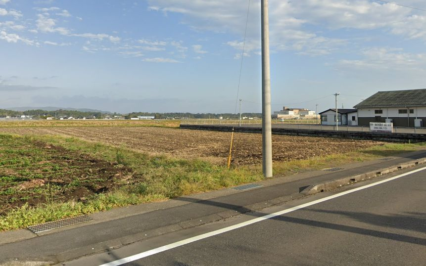 都城市金田町の売地の外観