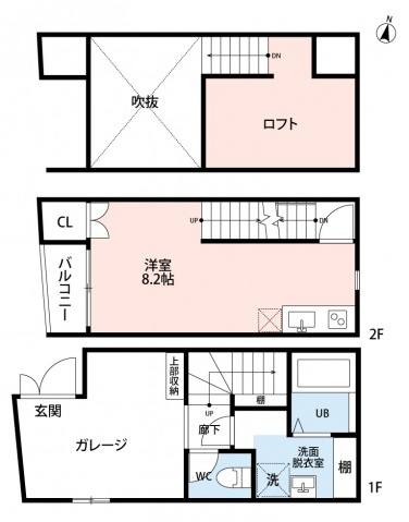 【間取り】 | クワトロ・ヴィラ姪浜南