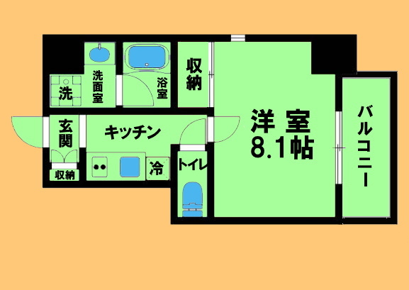 レジデンシア花の木の間取り|間取り反転タイプ