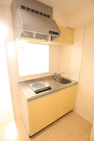 大阪市都島区都島本通３丁目の賃貸マンションのキッチン