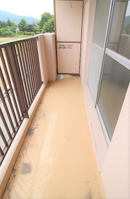 シャロム新町のバルコニー|バルコニー付きです