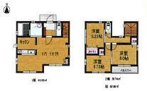 伊勢原市高森2丁目　中古戸建の間取り