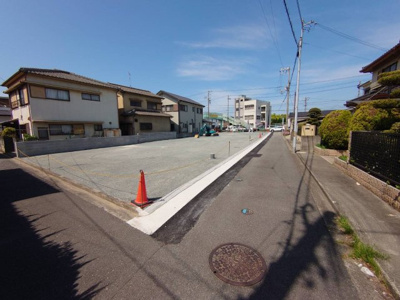 【周辺】 | 尾上町長田建築条件なし売土地 | ③号地から全景を見渡す