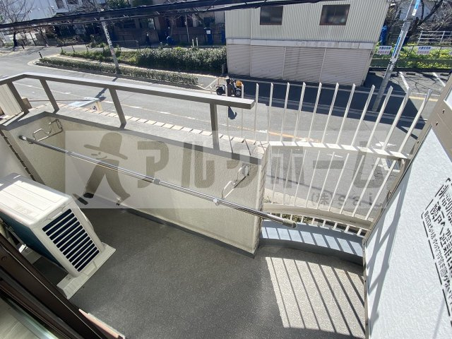 ビスタハイツ西村のバルコニー