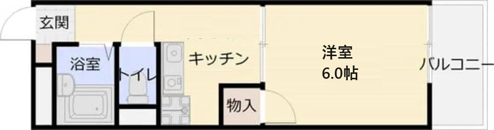 ビスタハイツ西村の間取り