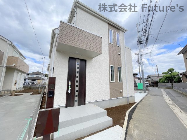 三郷市谷口　新築戸建　全3棟　3号棟の外観|各棟、敷地形状を最大限活かしたプランニングの邸宅！