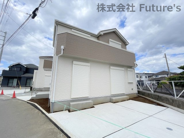 三郷市谷口　新築戸建　全3棟　3号棟の外観|現地の写真になります。