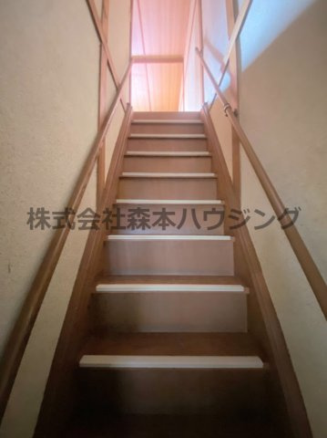 【内装】 | 　大東市北条6丁目16テラス | 室内階段部分です