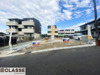【前面道路含む現地写真】 | 宇治市木幡北山畑　2区画A号地　売土地　建築条件付き