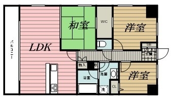 エコロジー千葉みなとレジデンスの間取り