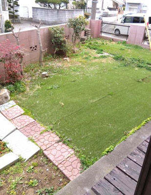 【庭】 | 細田貸家 | お庭が付いています