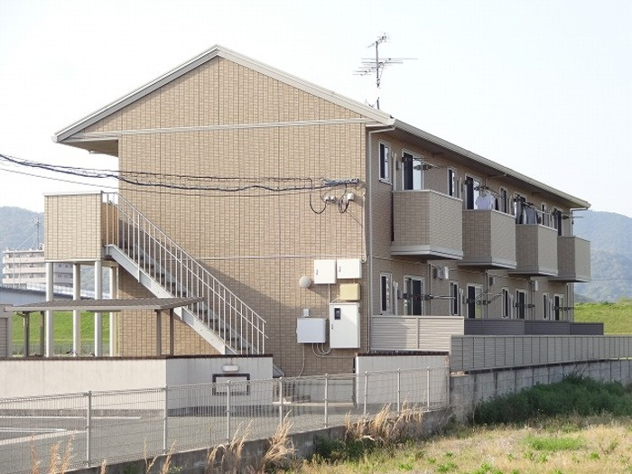 熊本市南区野口１丁目のアパートの外観