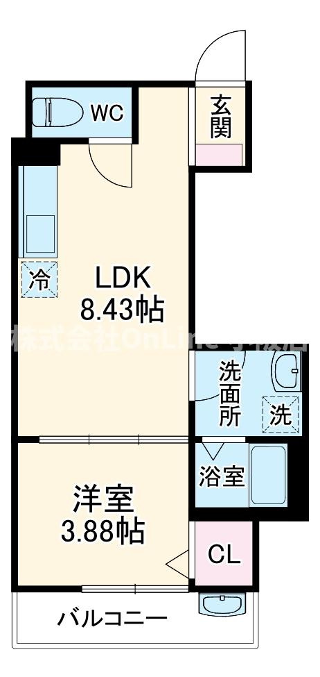 F+style大蓮東１号館の間取り