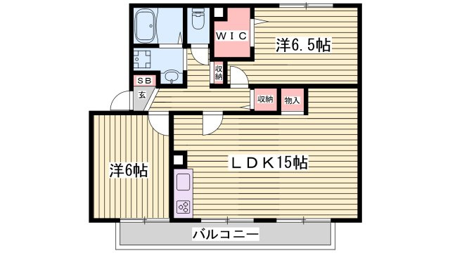 エスポワール二見の間取り