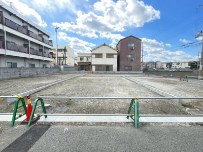 【前面道路含む現地写真】 | ブーケタウン 松原市田井城Ⅱ（5号地） | 2号地(101.64㎡)