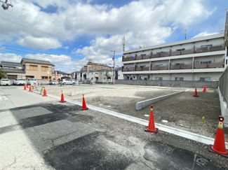 【前面道路含む現地写真】 | 4号地(119.85㎡)　5号地(96.46㎡)