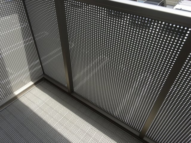 メルベーユトモのバルコニー