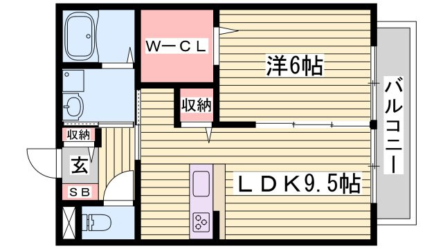 メルベーユトモの間取り