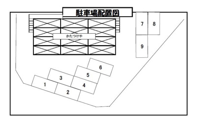 【駐車場】 | かたつけや | 『かたつけや』