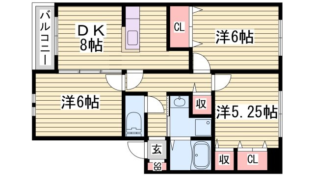 アーバンコートIIIの間取り