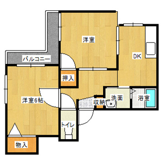 【間取り】 | サニーハイツ土気