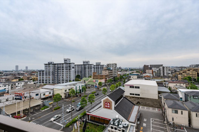 【展望】 | ルネサンスフォーラム瑞江ガーデン　8階　角　部屋　リ　ノベーション
