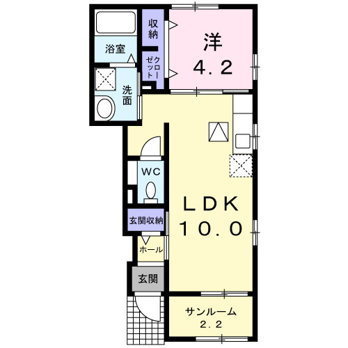 ブライハイドの間取り