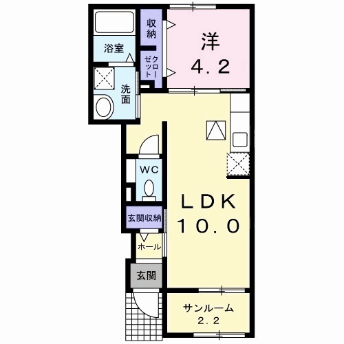 ブライハイドの間取り