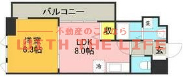 リード中央町【10,000円キャッシュバック対象物件】の間取り