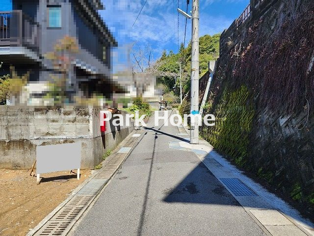 高知市福井町 売土地の前面道路含む現地写真