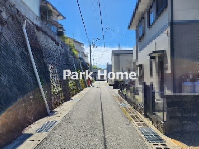 高知市福井町 売土地の前面道路含む現地写真