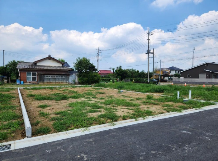 敷地面積６０坪～　売地　川越市菅間の外観|現地　B区画