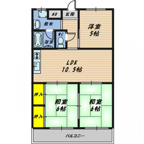 【間取り】 | アビタ山本関目